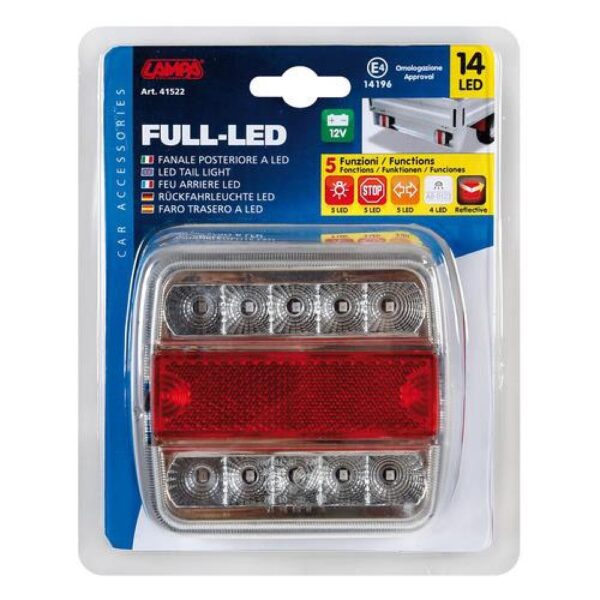 Φανάρι Τρέιλερ Πίσω με 14 LED 12V 1τεμ. - Image 2