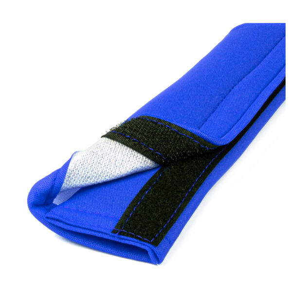 Μαξιλαράκια ζώνης σε μπλε χρώμα με velcro 22x6cm Amio -2 τμχ - Image 3