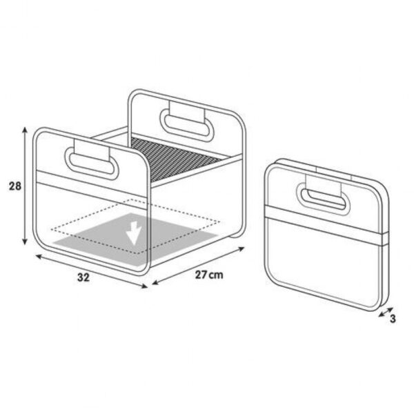 Organizer πορτ μπαγκάζ ανοιχτό Shop και store (M) (32x27cm) Lampa - Image 2