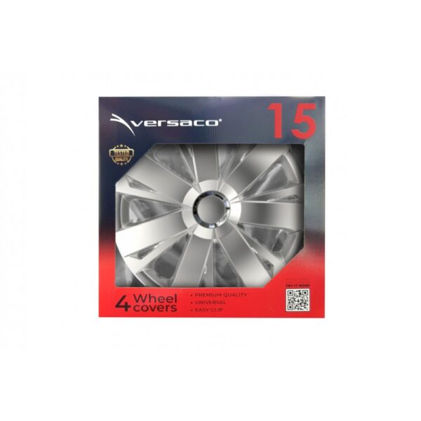 Τάσια 15' Hubcap RC Energy ασημί Versaco- 4 τμχ. - Image 2