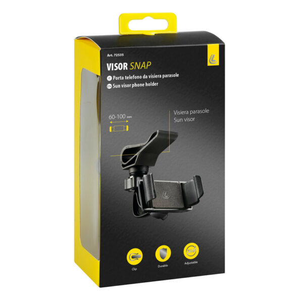 Βάση κινητού για ηλίαστρο Visor Snap 55-80mm Silver Line Lampa - Image 13