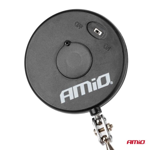 Καθρέπτης χειρός τηλεσκοπικός 50mm 28-87cm 360° με φως Led Amio - Image 5