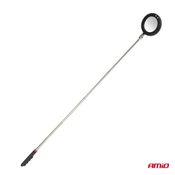 Καθρέπτης χειρός τηλεσκοπικός 50mm 28-87cm 360° με φως Led Amio - Image 8