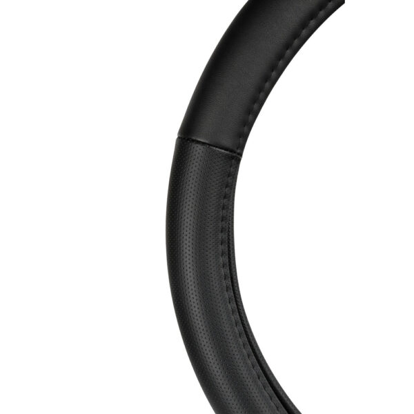 Κάλυμμα τιμονιού δέρμα μαύρο Skeentex Classic Premium Gran Pree (S) 35-37cm Lampa - Image 2