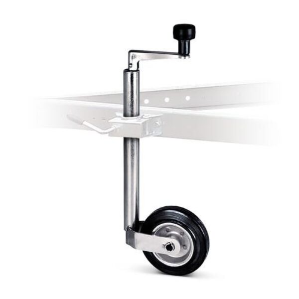 Τρόχος ρυμούλκησης τρέιλερ Jockey Wheel ύψους 475-720 mm με μέγιστο φορτίο 80kg - Image 3