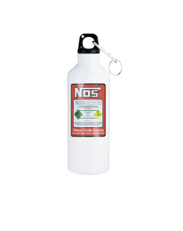 Αλουμινένιο μπουκάλι NOS 500ml λευκό