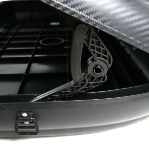 Μπαγκαζιέρα οροφής Art Plast 320L μαύρο carbon με κλειδί (133x77.8x34.5cm) - Image 5