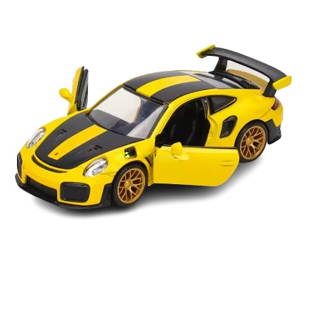 Κίτρινη Porsche 911 GT2 RS 1:32 – συλλεκτική μινιατούρα αυτοκινήτου